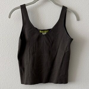 Sigrid Olsen Olive Tank Top